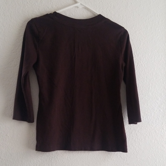 Style&co Brown shirt  🎣 - Picture 4 of 4